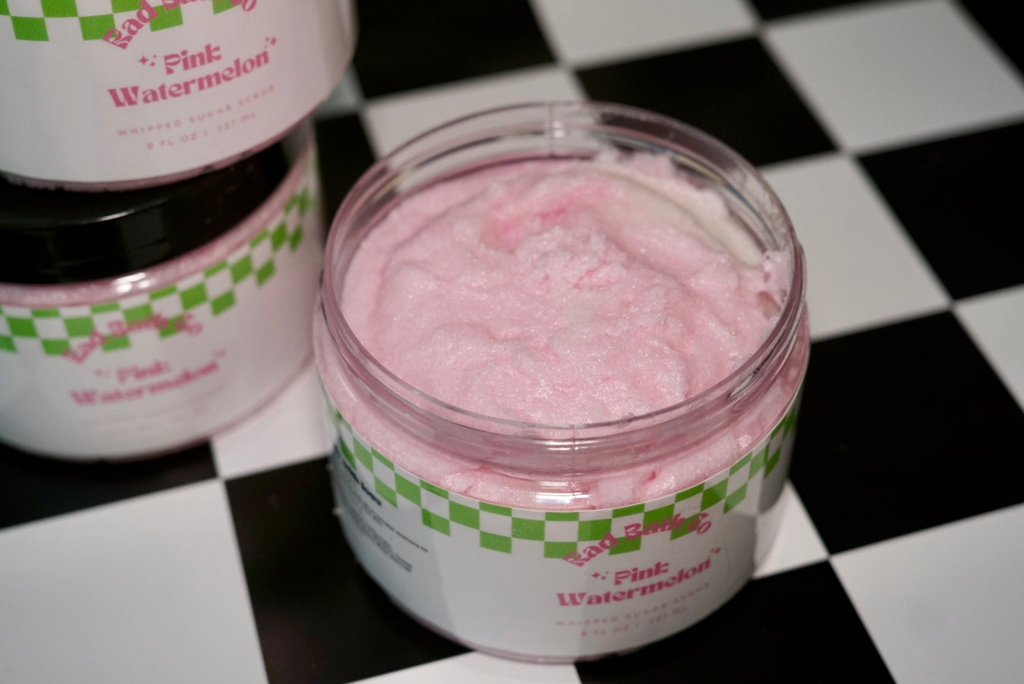 Pink Watermelon Whipped Sugar Scrub | Exfoliating Sugar Scrub