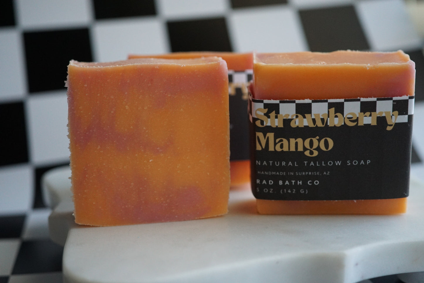 Tallow Soap | Strawberry Mango | Natural Tallow Soap