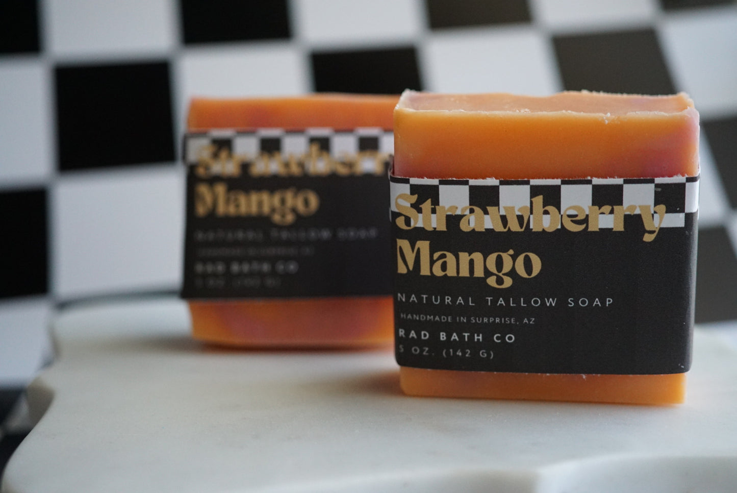 Tallow Soap | Strawberry Mango | Natural Tallow Soap