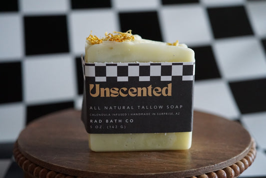 Tallow Soap | Unscented | All Natural Tallow Soap