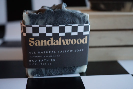 Tallow Soap | Sandalwood | All Natural Tallow Soap