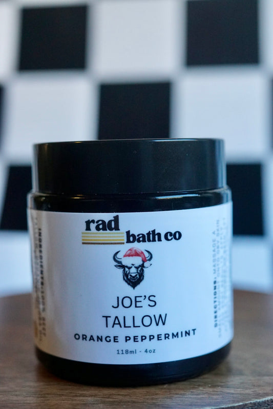Orange Peppermint | Joe’s Tallow | All Natural Whipped Tallow Balm