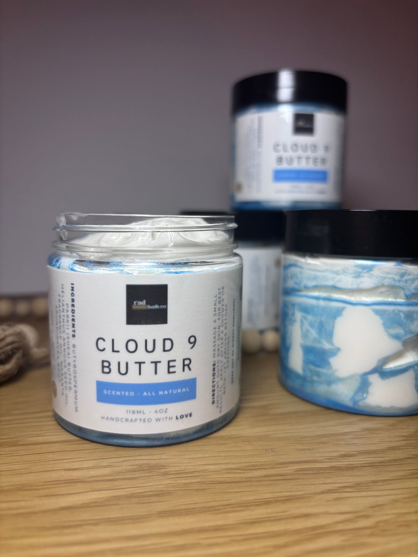 Cloud 9 Body Butter | Natural Body Butter Cream | 4 oz