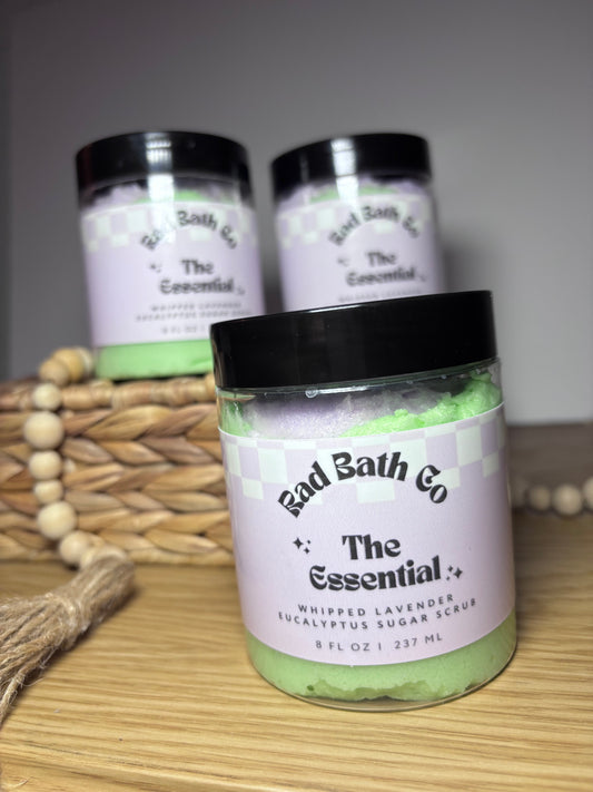 The Essential - Lavender Eucalyptus Whipped Sugar Scrub