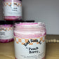 Peach Berry Whipped Sugar Scrub | Peach Magnolia Raspberry Sugar Scrub