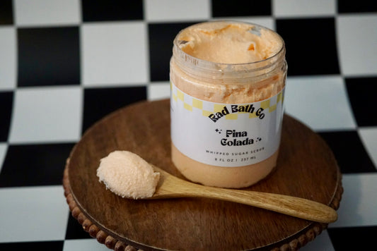 Pina Colada Whipped Sugar Scrub | Exfoliating Sugar Scrub