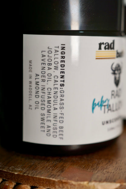 Rad Baby Tallow | Unscented | All Natural, Herbal Infused Whipped Tallow